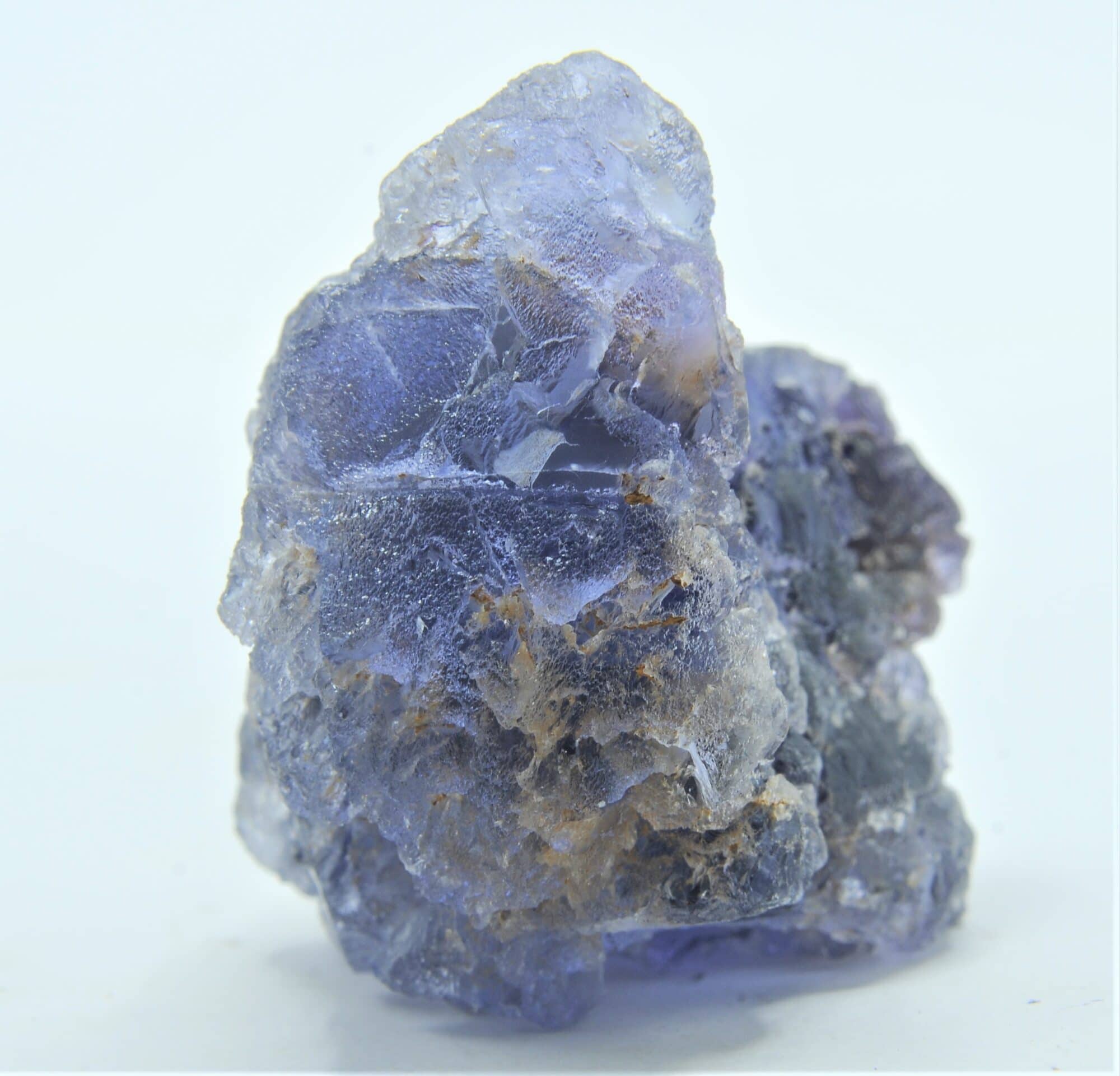 Blue To Violet Fluorite Fluorine Boltry Quarry Seilles Belgium