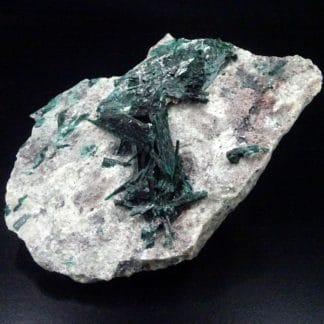 Brochantite, Milpillas mine, Cananea, Sonora, Mexique.