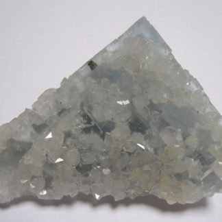 Fluorine bleue et quartz, mine d'En Bournegade à Embournegade, Tarn.