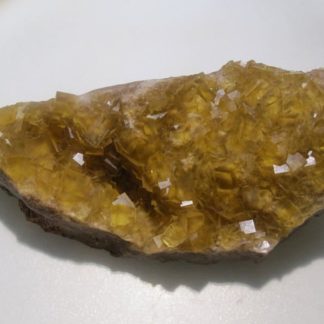 Cristaux de fluorine, Le Bois Clair, Sologny, Saône-et-Loire.