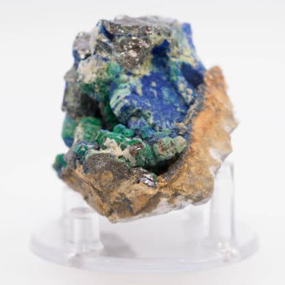 Blende pseudo en malachite, Saint Laurent le Minier, Gard.