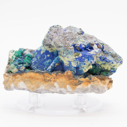 Blende pseudo en malachite, Saint Laurent le Minier, Gard.