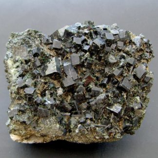 Hedenbergite de Tunaberg, Nyköping, Södermanland, Suède.