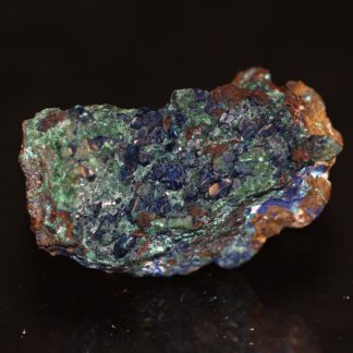 Azurite et malachite, ex-collection de l'académie de Philadelphie, Chessy-les-Mines.