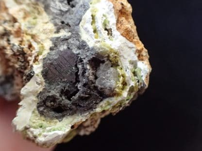 Hydroxylpyromorphite, pyromorphite, galène et cérusite de l'Argentolle.