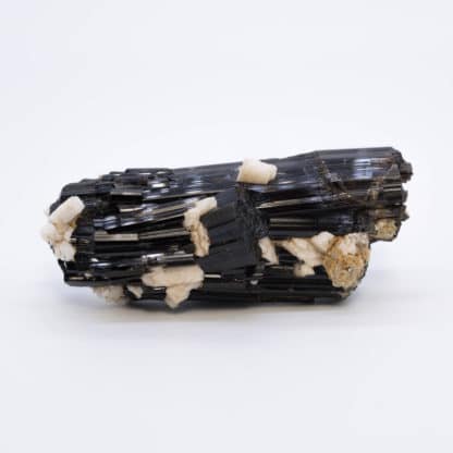 Tourmaline (schorl) et Albite, La Salvetat-sur-Agout, Hérault.