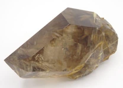 Quartz fumé à inclusions de Rutile, Brésil.