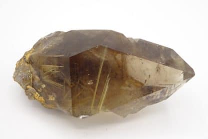 Quartz fumé à inclusions de Rutile, Brésil.