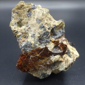 Zircon en provenance de Larvik, Vestfold, Norvège.