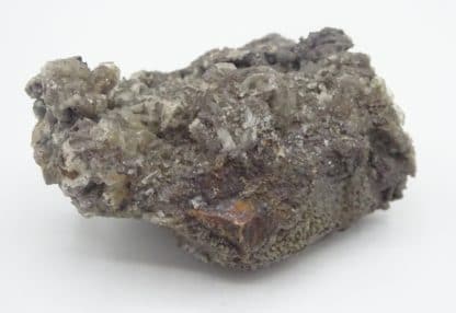 Embolite dans Calcite, Chanarcillo, Chili.