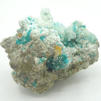 Dioptase, wulfénite, Saint Anthony, Tiger, USA.