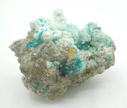 Dioptase, wulfénite, Saint Anthony, Tiger, USA.