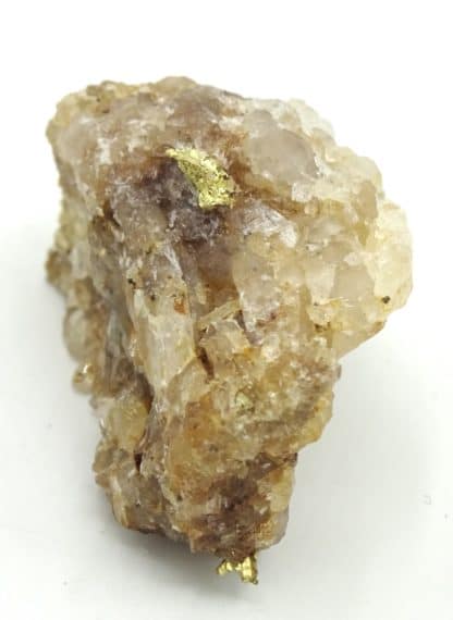 Or natif sur quartz, La Gardette, Villard-Notre-Dame, Isère.