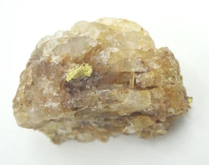 Or natif sur quartz, La Gardette, Villard-Notre-Dame, Isère.