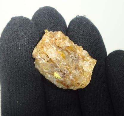 Or natif sur quartz, La Gardette, Villard-Notre-Dame, Isère.