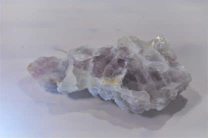 Calcite sur fluorine, Mine de Fontsante, Esterel, Var, Provence.