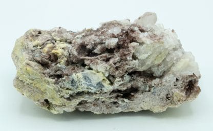 Axinite, Albite et Préhnite, Pêne Arrouye, Campan, Hautes-Pyrénées.