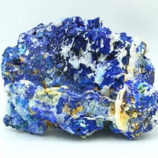 Azurite, fluorine, malachite, mine de Montroc (Mont-Roc), Tarn.