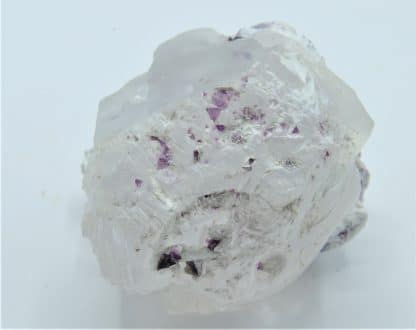 Kammérerite sur Calcite, Mine Kop, Turquie.