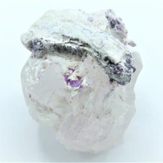 Kammérerite sur Calcite, Mine Kop, Turquie.