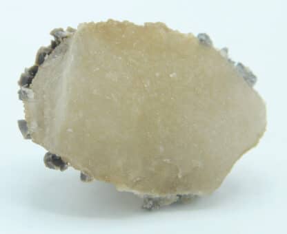 Quartz recouvert de cristaux d'anatase et d'adulaire de la Lauzière