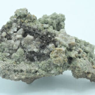 Tourmaline dravite sur plaque d'albite de la Lauzière en Savoie