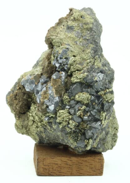 Galène, pyrite, sphalérite, région du Chihuahua, Mexique.