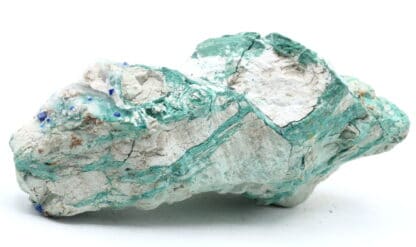 Boléite, atacamite, gypse, Amelia Mine, Santa Rosalía, Mexique.