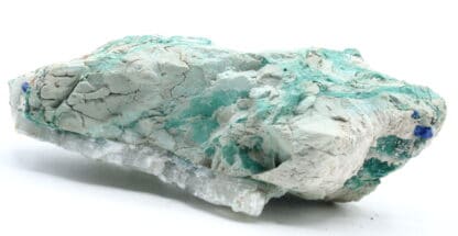 Boléite, atacamite, gypse, Amelia Mine, Santa Rosalía, Mexique.