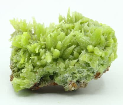 Pyromorphite de Daoping Mine, Guilin, Guangxi, Chine.