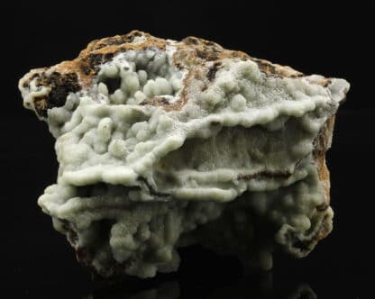 Smithsonite bleue, District minier de Santa Eulalia, Chihuahua, Mexique.