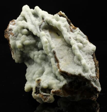 Smithsonite bleue, District minier de Santa Eulalia, Chihuahua, Mexique.