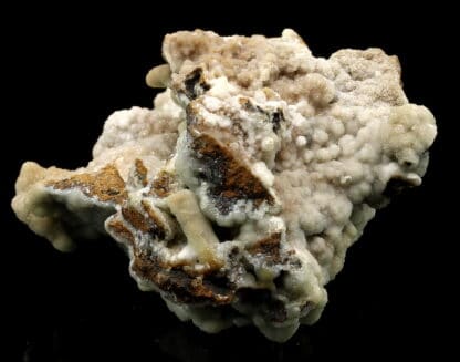 Smithsonite bleue, District minier de Santa Eulalia, Chihuahua, Mexique.