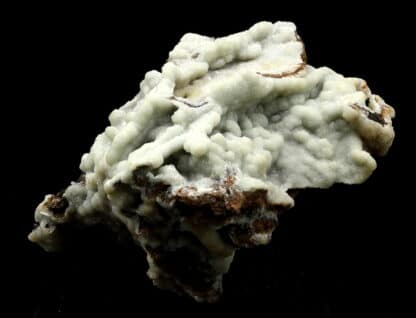 Smithsonite bleue, District minier de Santa Eulalia, Chihuahua, Mexique.