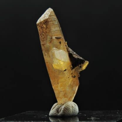 Quartz en macle de la Gardette (ou du Japon) et Sidérite, Les Halles, Vizille, Isère.