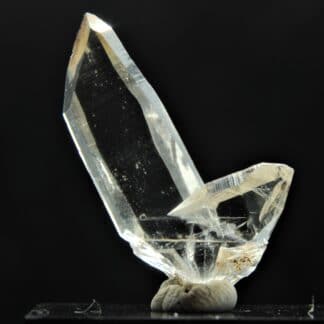 Quartz en macle de la Gardette (ou du Japon), Les Halles, Vaulnaveys, Isère.