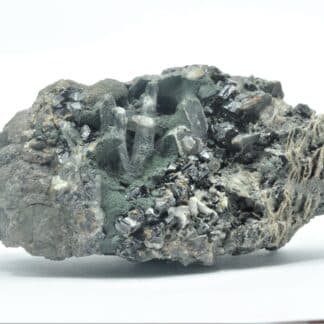 Cassitérite, Chlorite et Quartz, Mine Wherry, Penzance, Cornwall, Royaume-Uni.