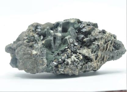 Cassitérite, Chlorite et Quartz, Mine Wherry, Penzance, Cornwall, Royaume-Uni.