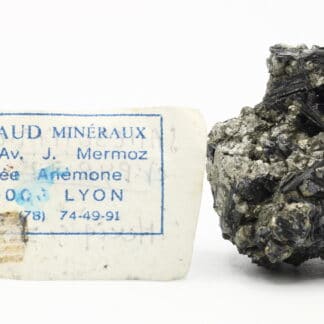 Jamesonite et pyrite, Municipalité de Melchor Ocampo, Zacatecas, Mexique.