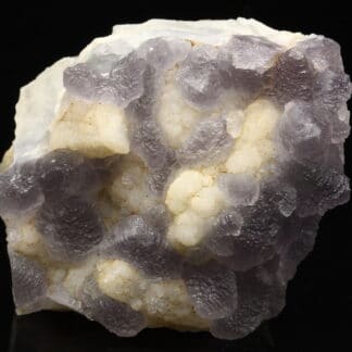 Fluorine violette octaédrique, mine de Maine-Reclesne, Saône-et-Loire.