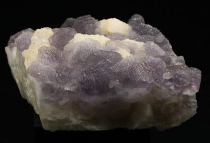 Fluorine violette octaédrique, mine de Maine-Reclesne, Saône-et-Loire.