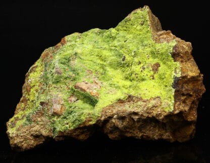 Autunite, Le Boucheron, Davignac, Ussel, Corrèze.