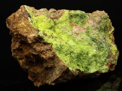 Autunite, Le Boucheron, Davignac, Ussel, Corrèze.