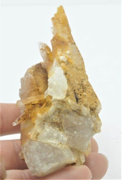 Quartz sceptre, Rio Tinto, Andalousie, Espagne.