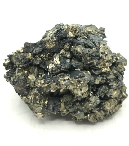 Jamesonite et Pyrite, Zacatecas, Mexique.