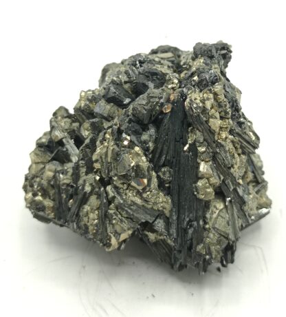 Jamesonite et Pyrite, Zacatecas, Mexique.