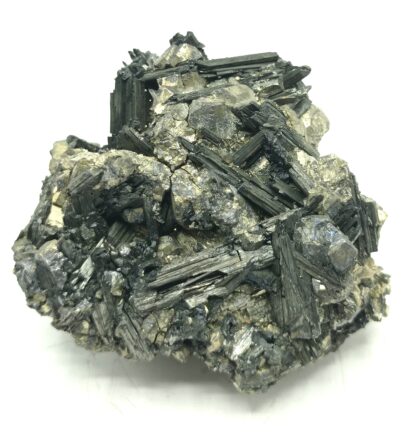 Jamesonite et Pyrite, Zacatecas, Mexique.