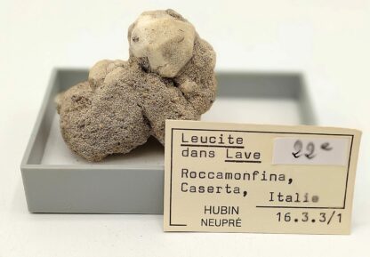 Leucite, Roccamonfina, Caserte, Campanie, Italie.