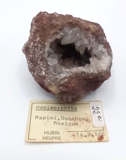 Hémimorphite, Mapimi, Durango, Mexique.