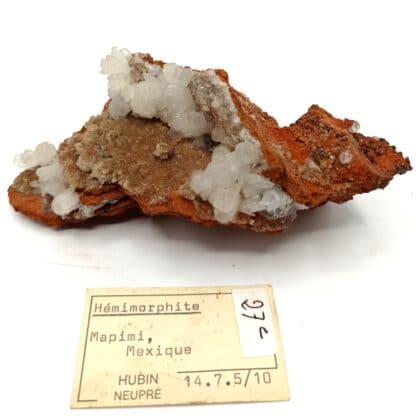 Hémimorphite, Mapimi, Durango, Mexique.